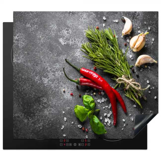 Induction hob cover - Contrast in Taste and Texture