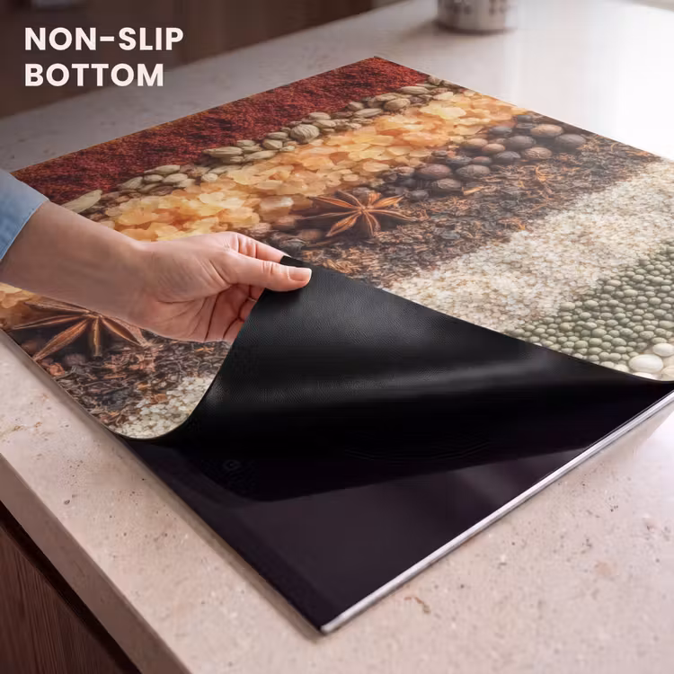 Induction hob protector - Orbits - Vertical - Herbs - Variation — 5
