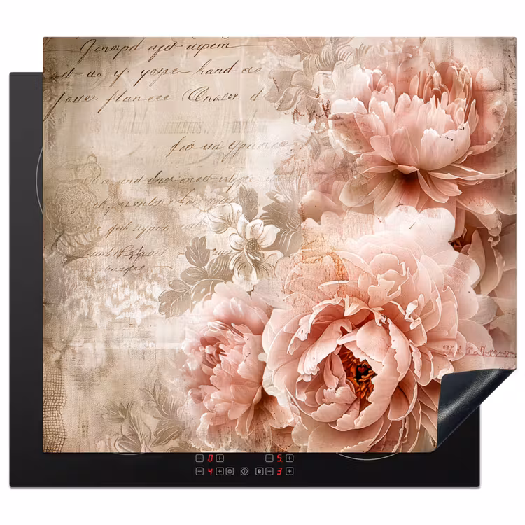 Induction hob protector - Story of Peonies — 1