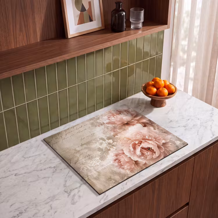 Induction hob protector - Story of Peonies — 4