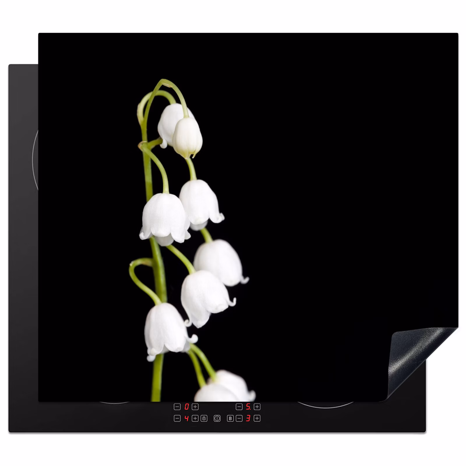 Induction hob protector - Lily of the Valley by Night — 1