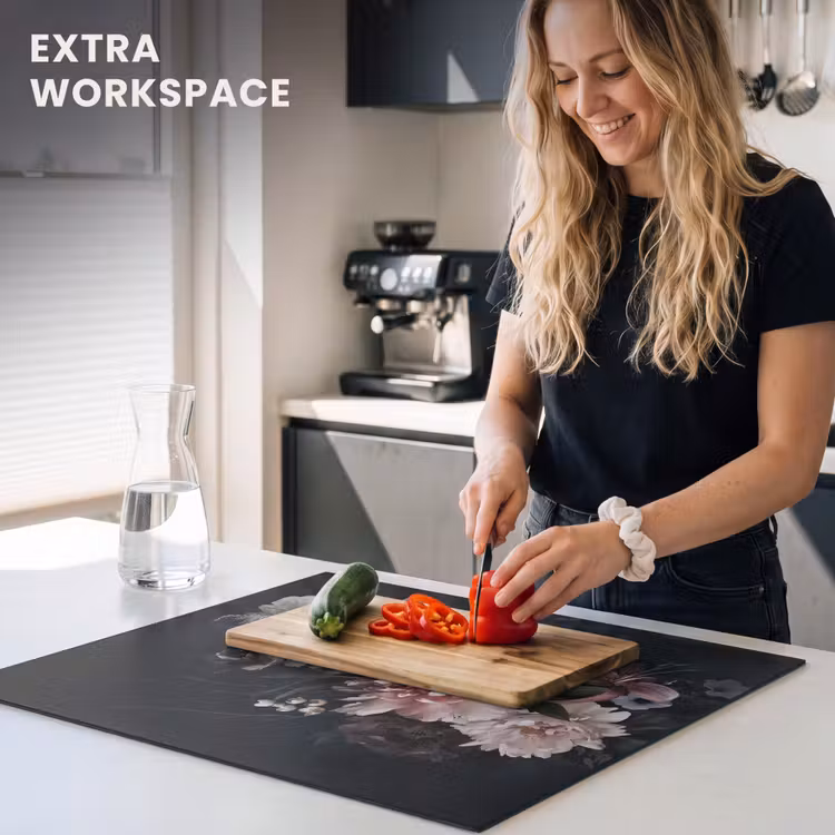 Induction hob protector - Nocturnal Flora Symphony — 7