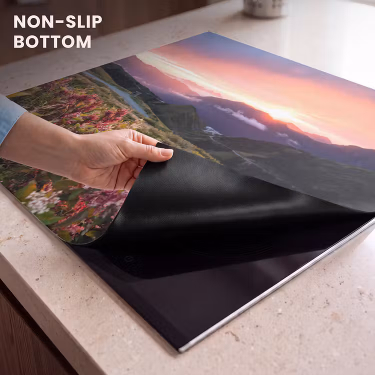 Induction hob protector - Alpine Glow and Wildflowers — 5
