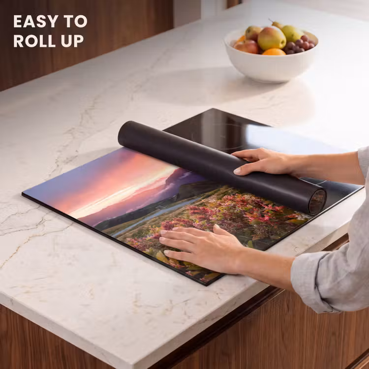 Induction hob protector - Alpine Glow and Wildflowers — 6