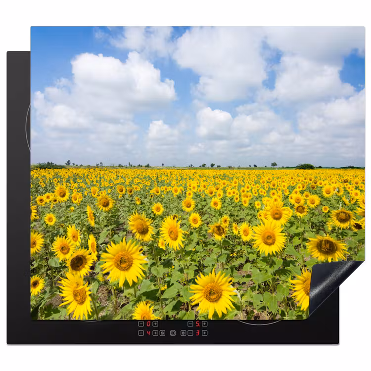 Induction hob protector - Horizon of Sunflowers — 1