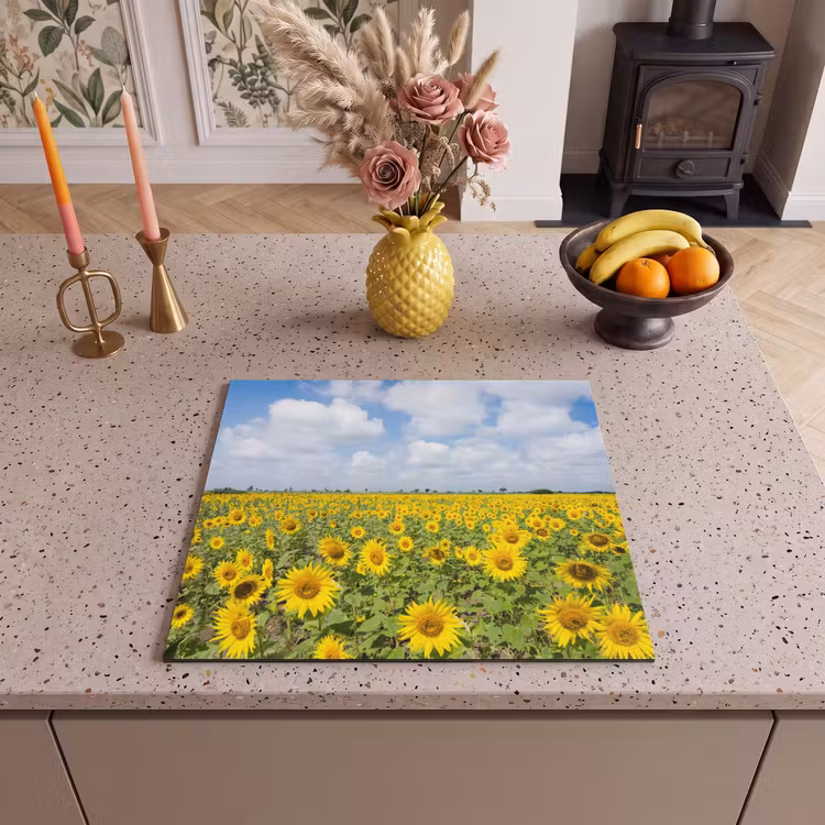 Induction hob protector - Horizon of Sunflowers — 3
