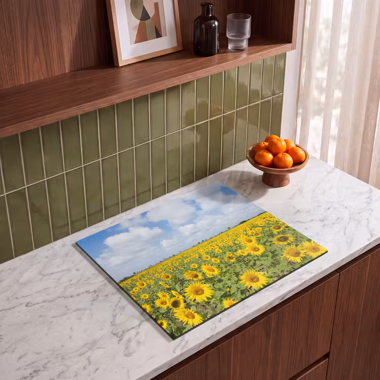 Induction hob protector - Horizon of Sunflowers — 4