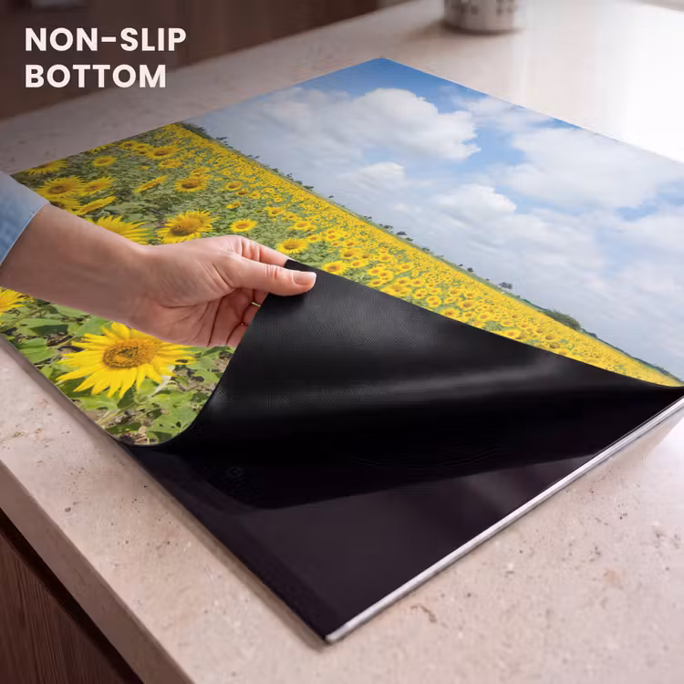 Induction hob protector - Horizon of Sunflowers — 5
