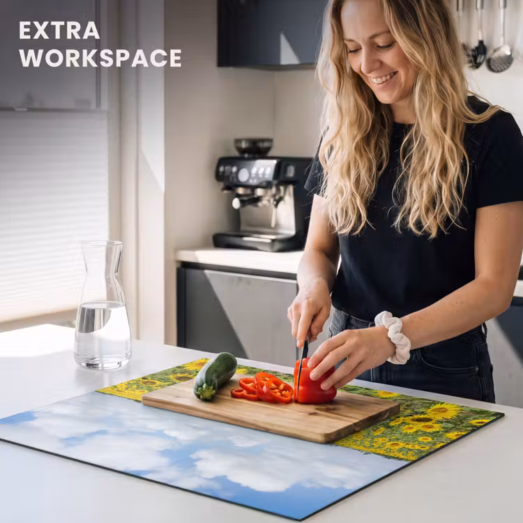 Induction hob protector - Horizon of Sunflowers — 7