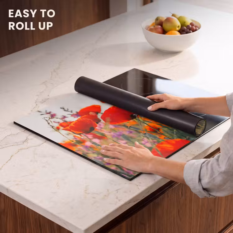 Induction hob protector - Poppies at dawn — 6