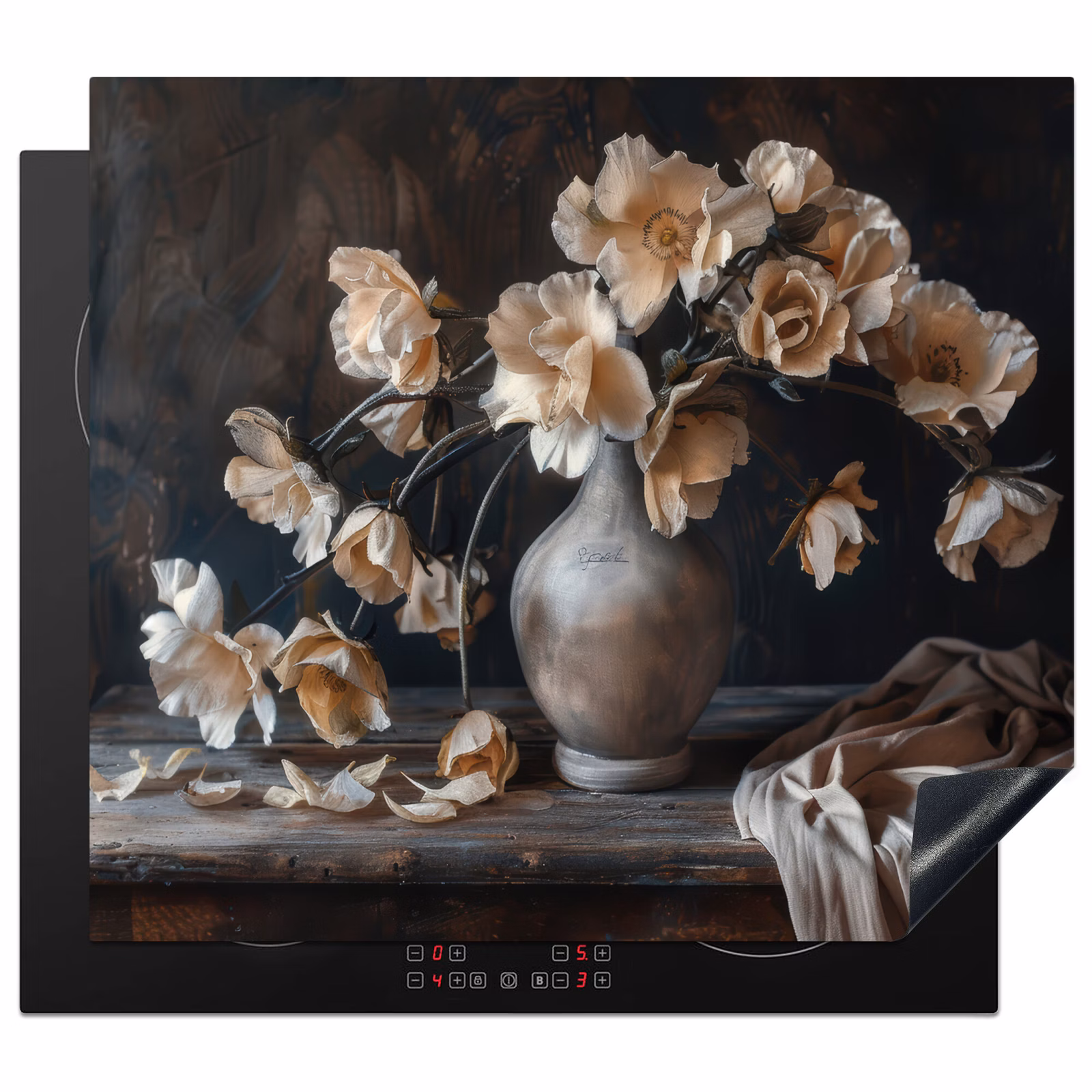 Induction hob protector - Flowers - Vase - Art - Still life — 1