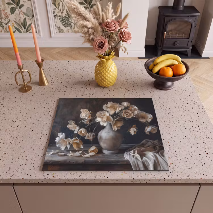 Induction hob protector - Flowers - Vase - Art - Still life — 3