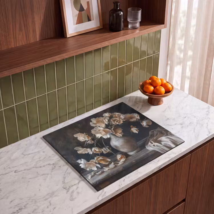 Induction hob protector - Flowers - Vase - Art - Still life — 4