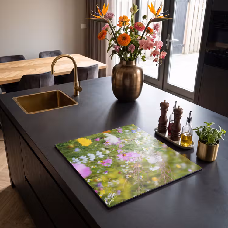 Induction hob protector - Impression of a Wild Flower Garden — 2