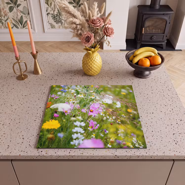 Induction hob protector - Impression of a Wild Flower Garden — 3
