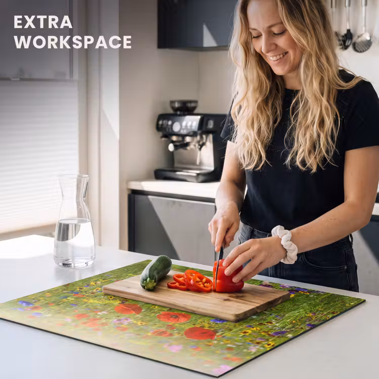 Induction hob protector - Wildflower Wealth in Summer — 7