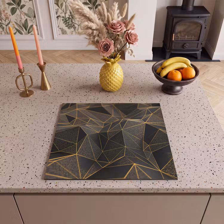 Induction hob protector - Golden Network of Complexity — 3