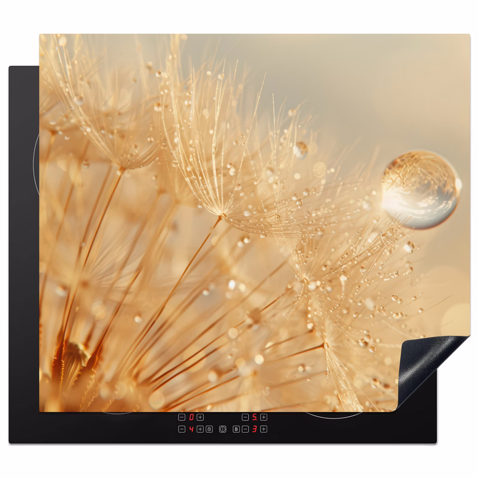 Induction hob protector - Dandelion - Water - Nature - Plants - Modern — 1