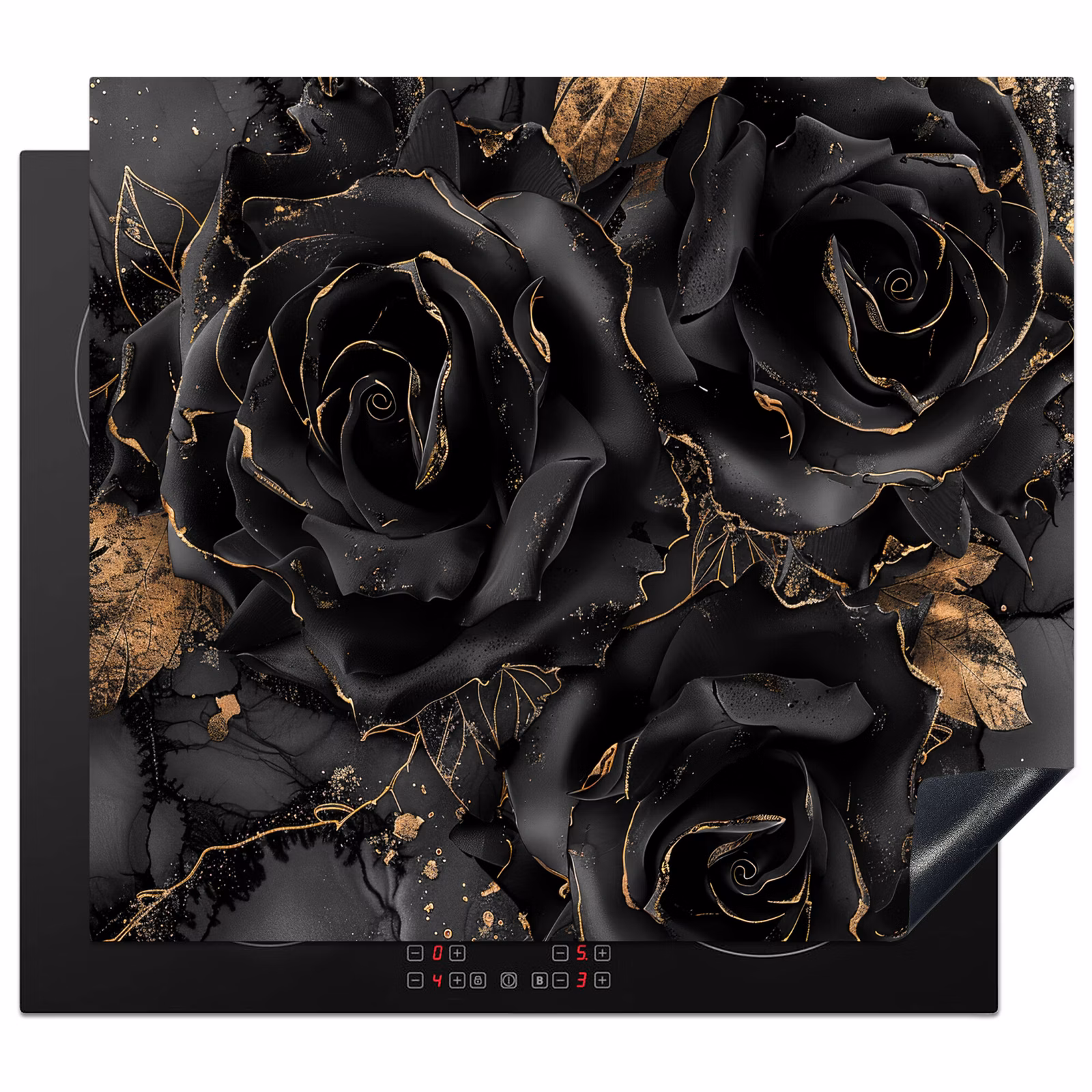 Induction hob protector - Whispers of Obsidian — 1