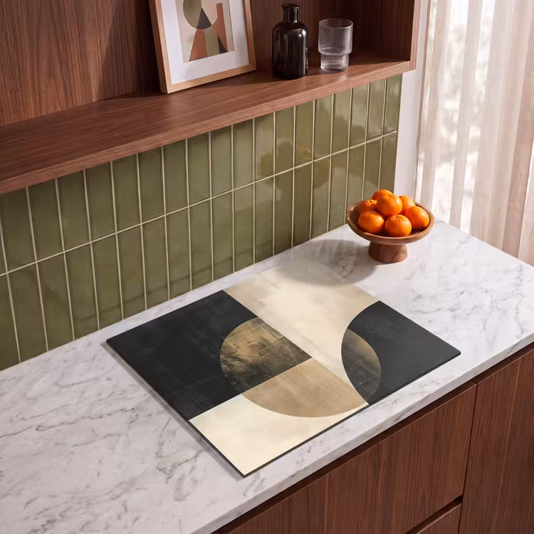 Induction hob protector - Contrasts in Circle and Square — 4