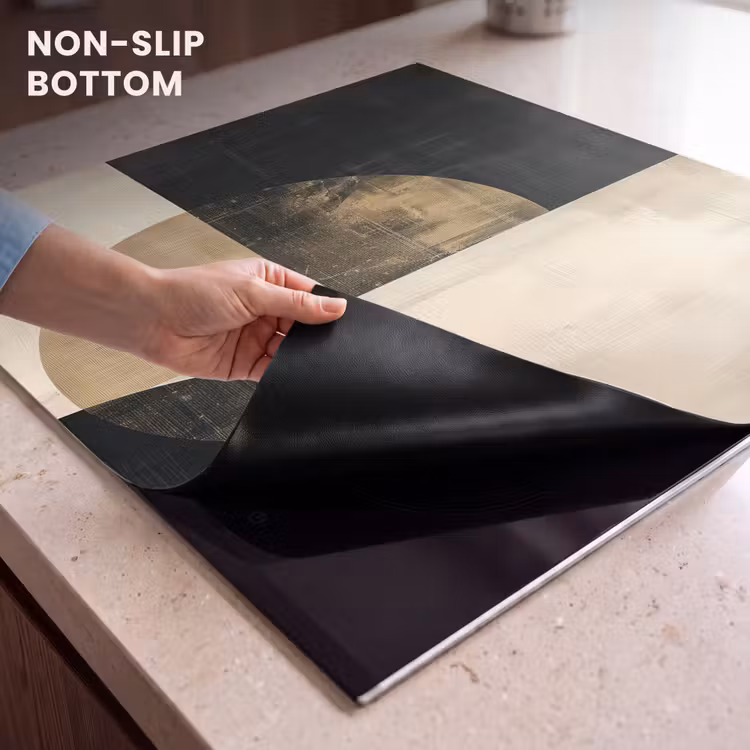 Induction hob protector - Contrasts in Circle and Square — 5