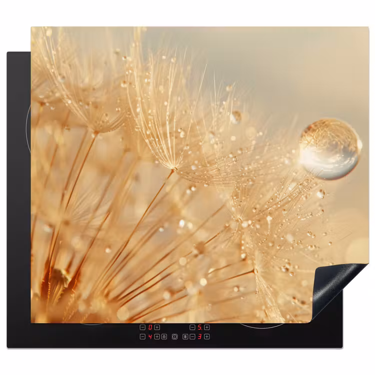 Induction hob protector - Dandelion - Water - Nature - Plants - Modern — 1