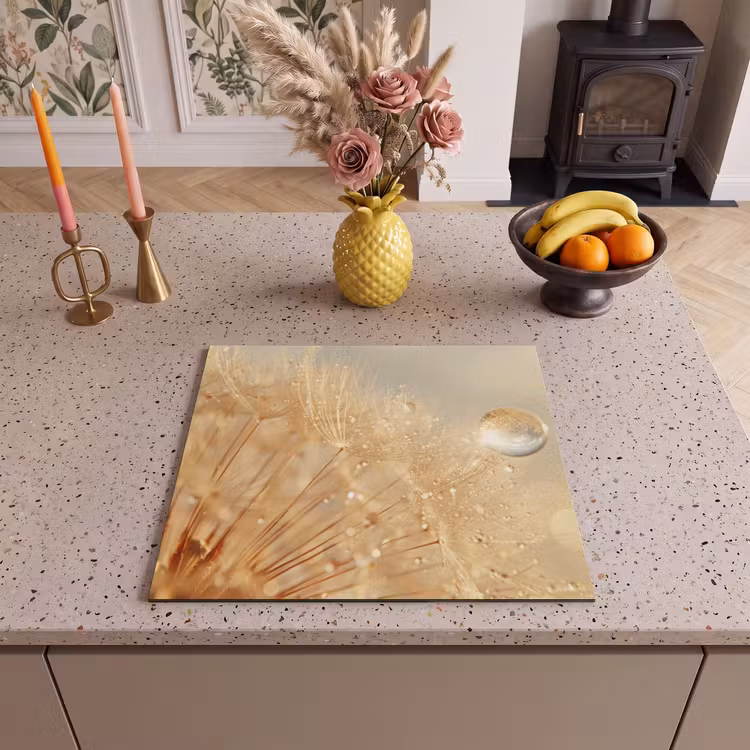 Induction hob protector - Dandelion - Water - Nature - Plants - Modern — 3