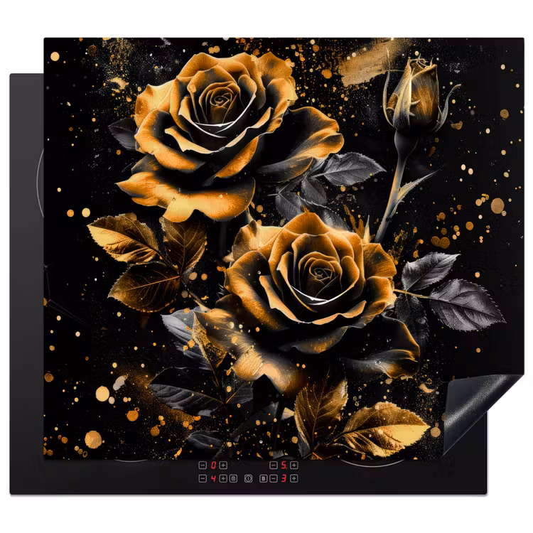 Induction hob protector - Stardust over Roses — 1