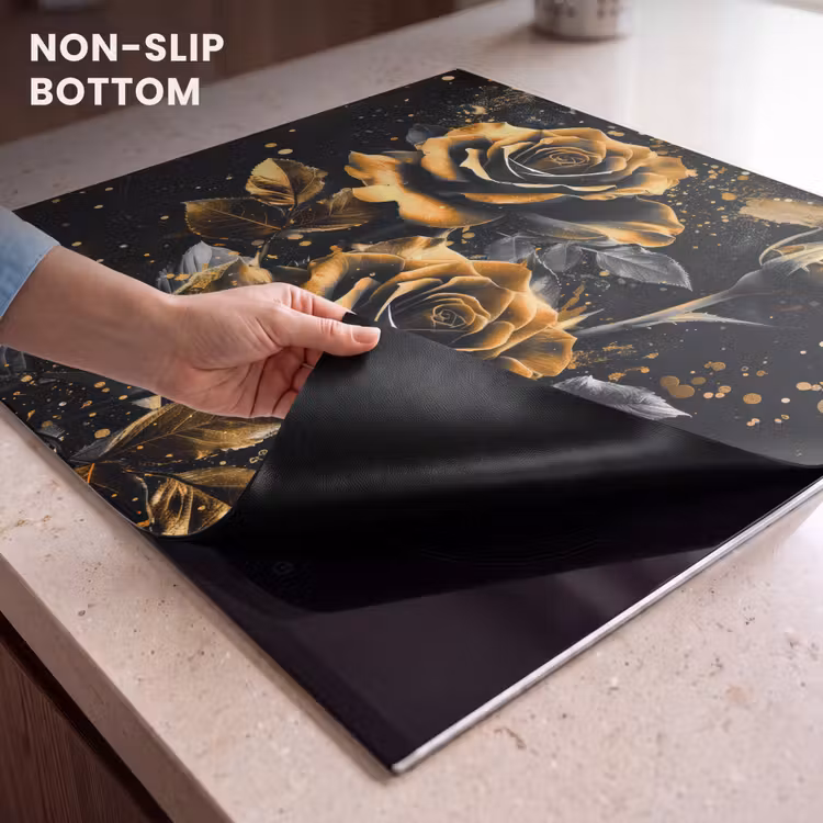 Induction hob protector - Stardust over Roses — 5