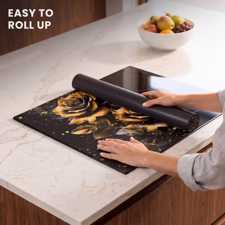 Induction hob protector - Stardust over Roses — 6
