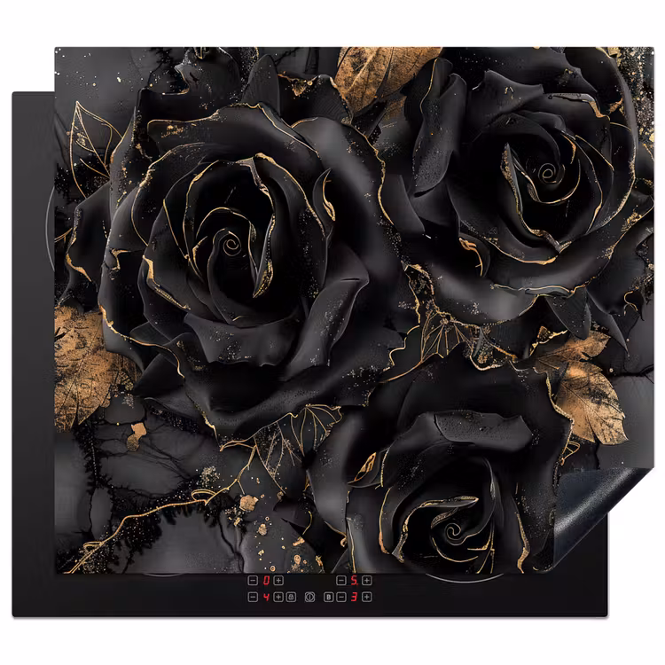Induction hob protector - Whispers of Obsidian — 1
