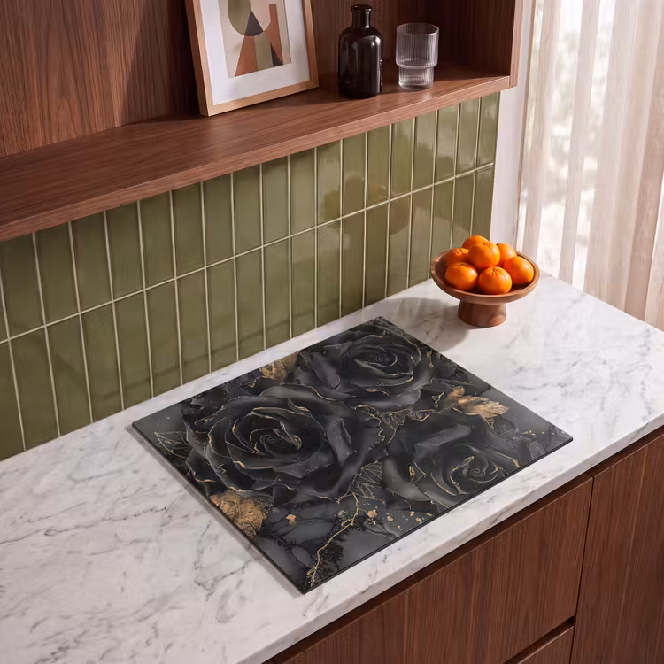 Induction hob protector - Whispers of Obsidian — 4