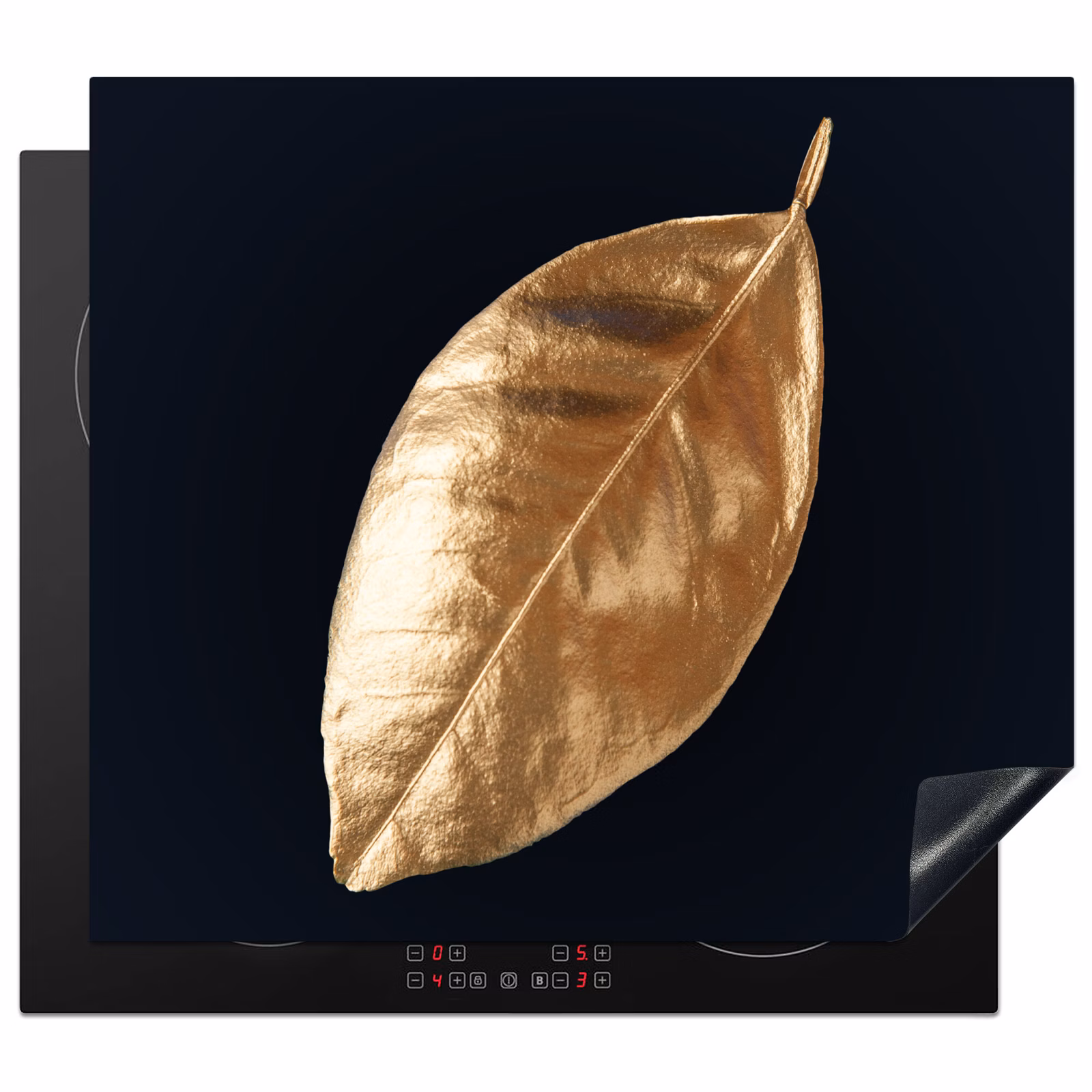Induction hob protector - Gold leaf whisper — 1