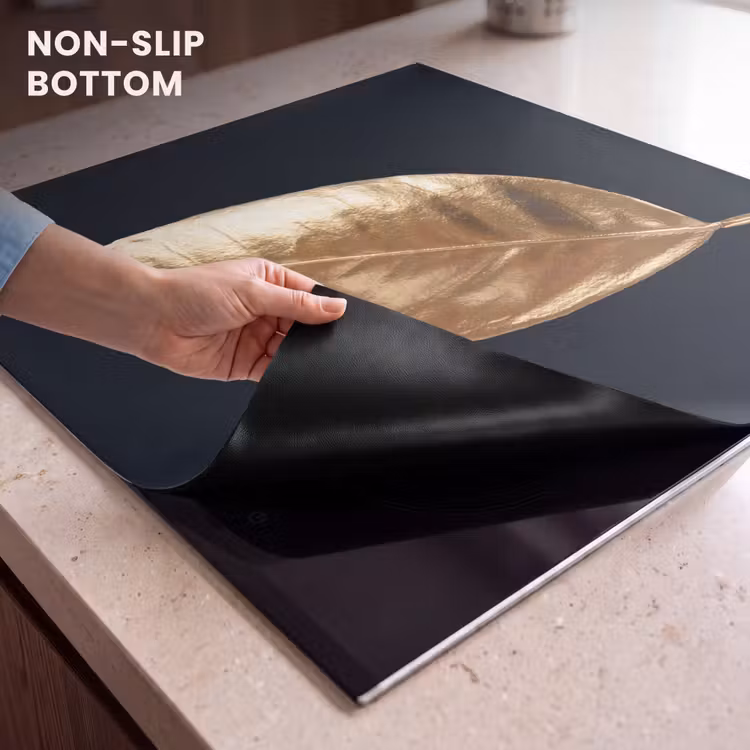 Induction hob protector - Gold leaf whisper — 5