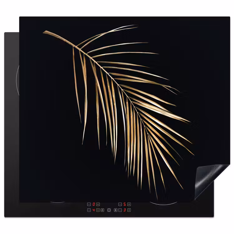 Induction hob protector - Golden Palm Frond — 1