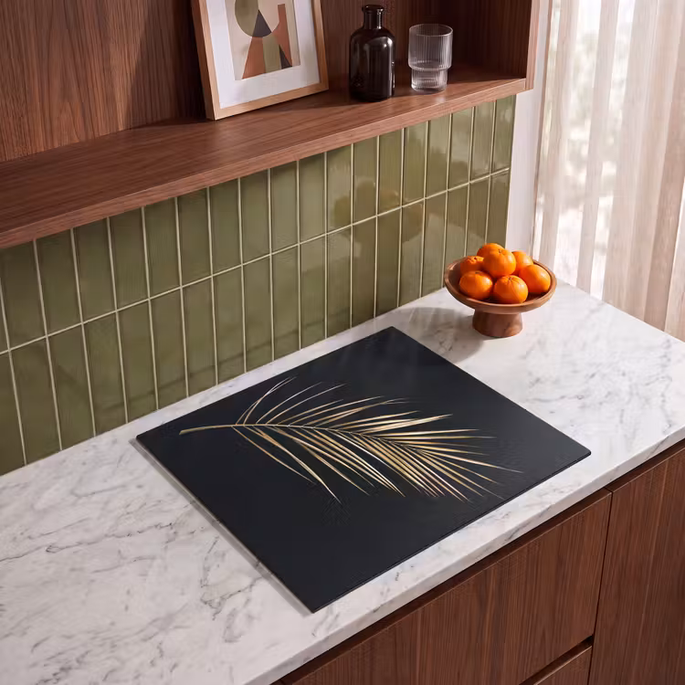 Induction hob protector - Golden Palm Frond — 4