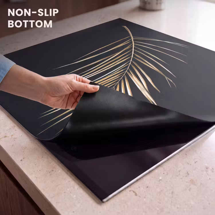 Induction hob protector - Golden Palm Frond — 5