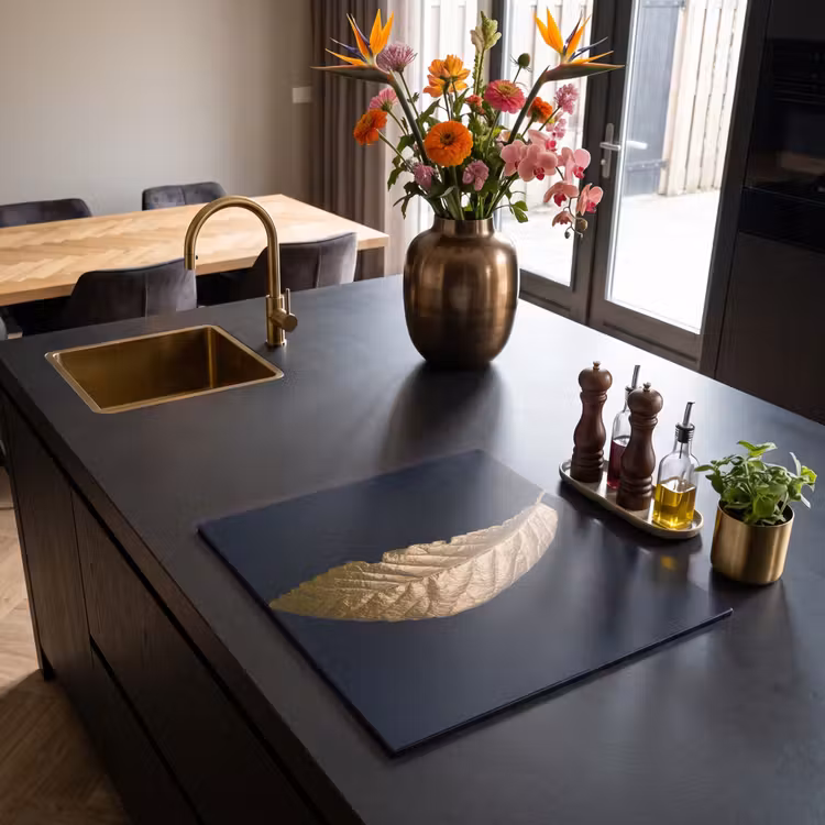 Induction hob protector - Whispers of Gold — 2