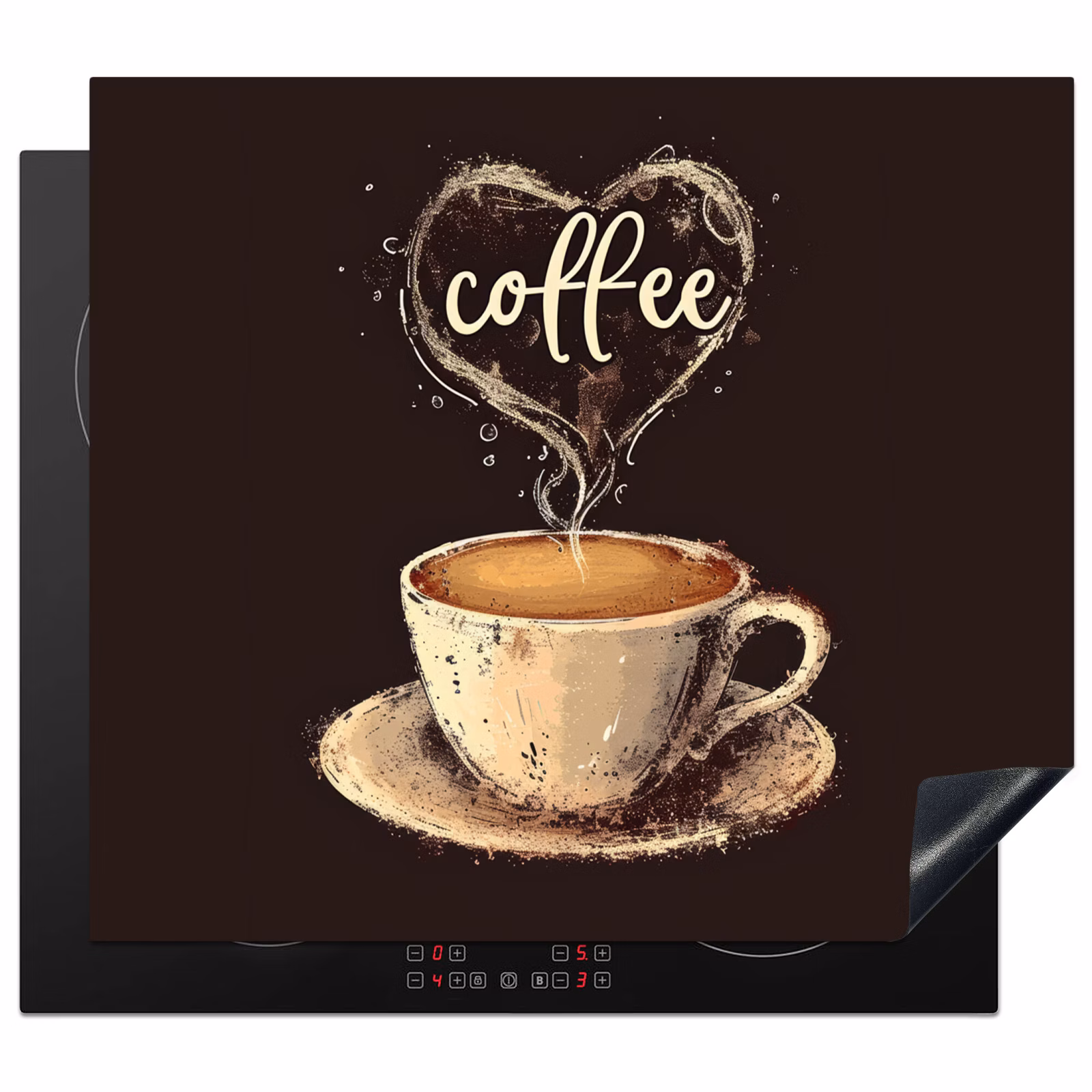 Induction hob protector - Coffee Love — 1