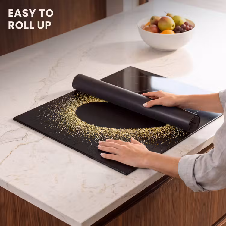 Induction hob protector - Heart of gold dust — 6
