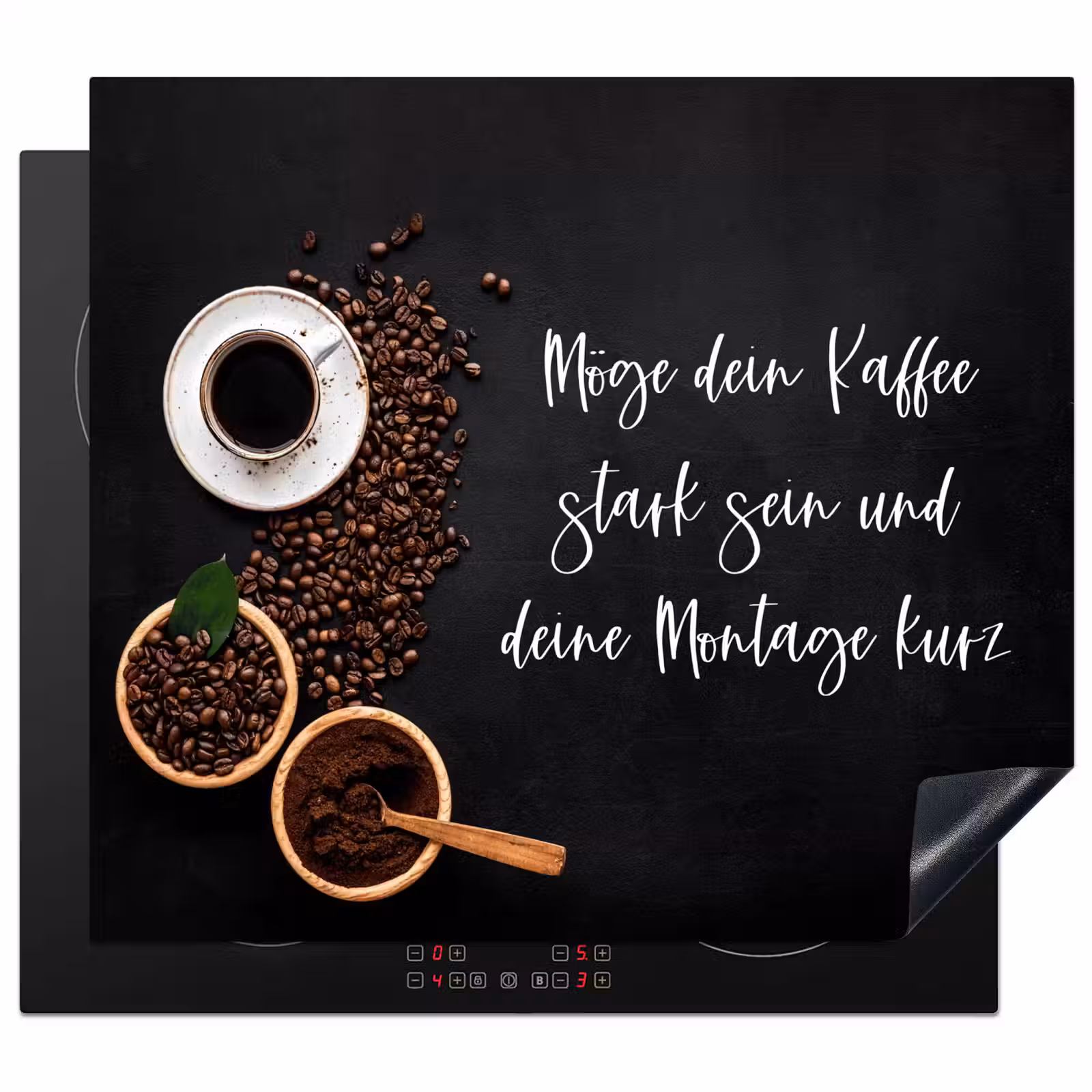 Induction hob protector - Coffee and Wisdom — 1