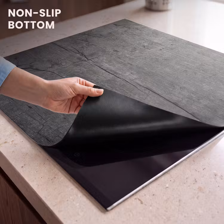 Induction hob protector - Concrete - gray - dark — 5