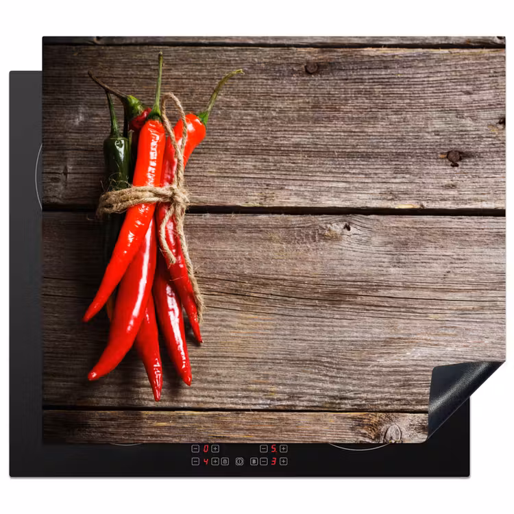 Induction hob protector - Fiery Chili Knots — 1