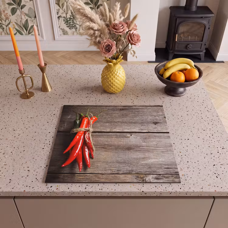 Induction hob protector - Fiery Chili Knots — 3