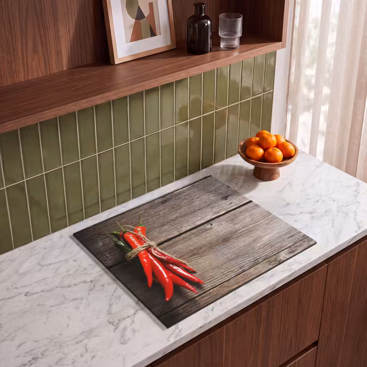 Induction hob protector - Fiery Chili Knots — 4