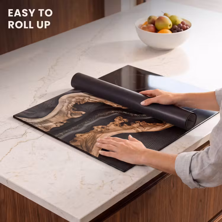 Induction hob protector - Rivers of Wood and Resin — 6