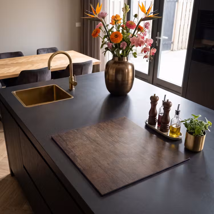 Induction hob protector - Antique Barn Wood — 2