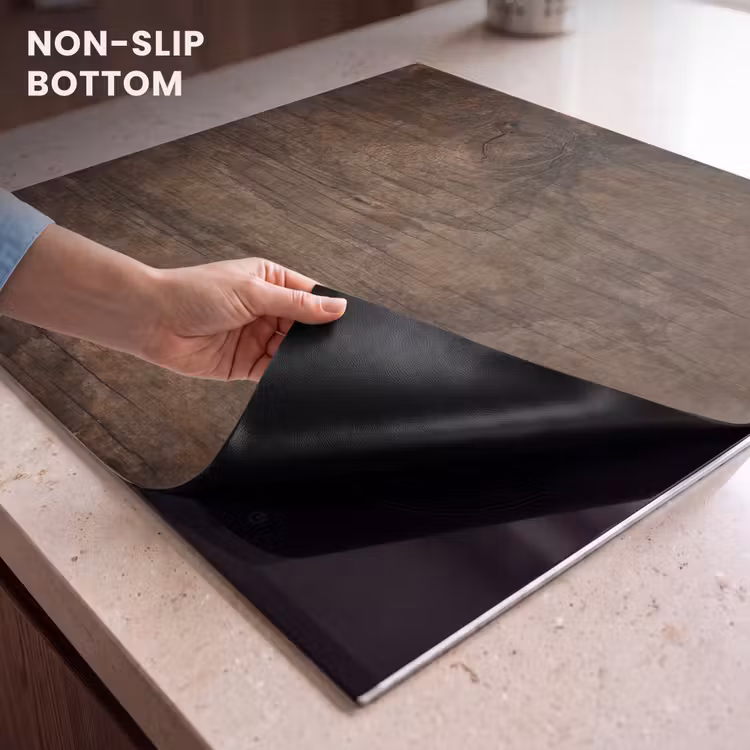 Induction hob protector - Antique Barn Wood — 5