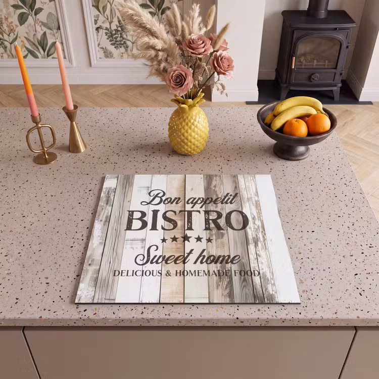 Induction hob protector - Bistro Welcome Sign — 3