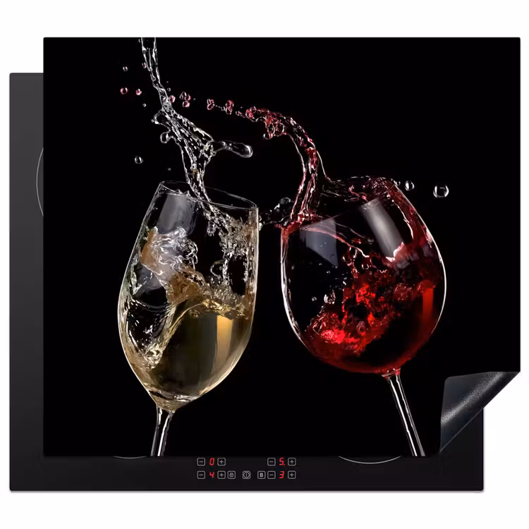 Induction hob protector - Dynamic Wine Symphony — 1